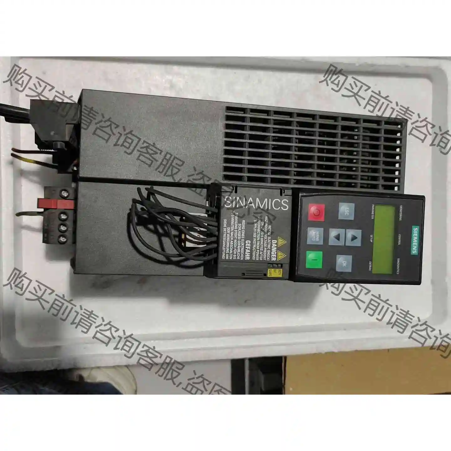 西门zi变频器11KW 6SL3210-1kE22-6UB1 议价产品 原装拆机功能完