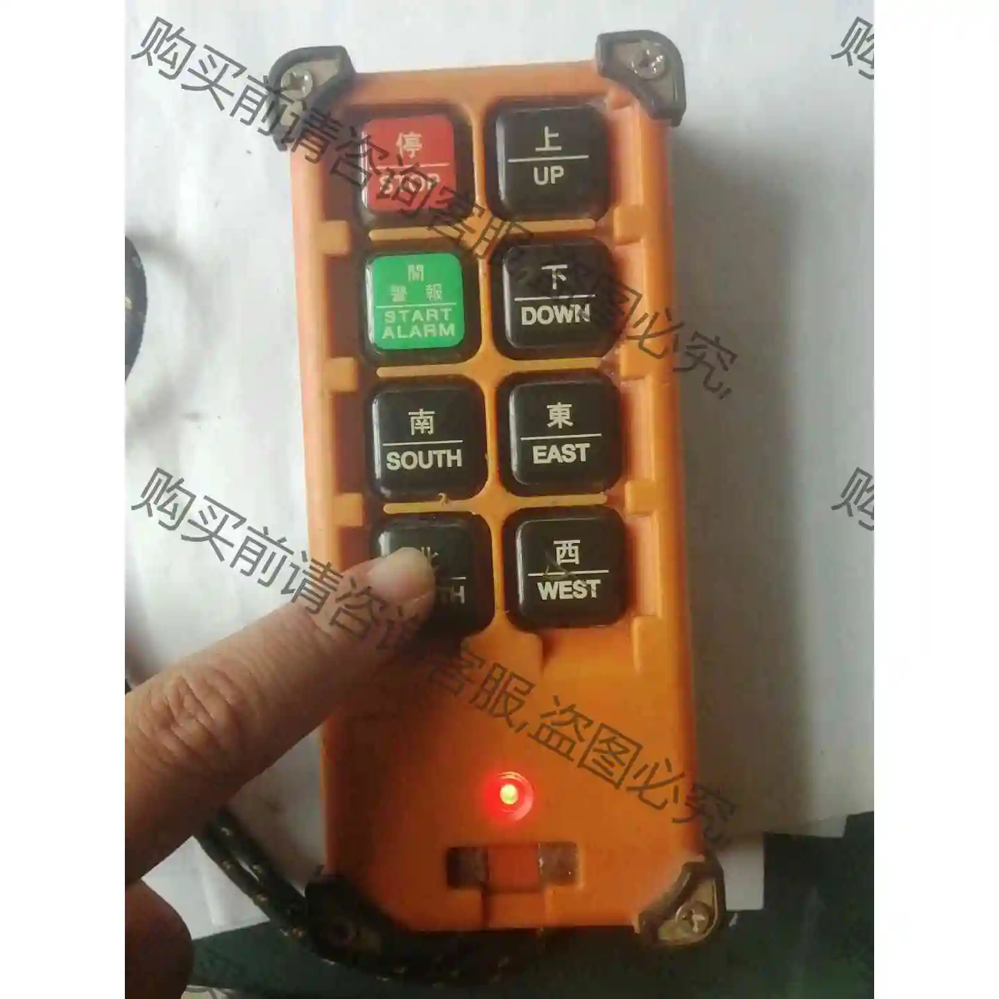 TELECRANE 牌闲置工业无线遥控器 起重机 型号:F 议价产品 原装拆