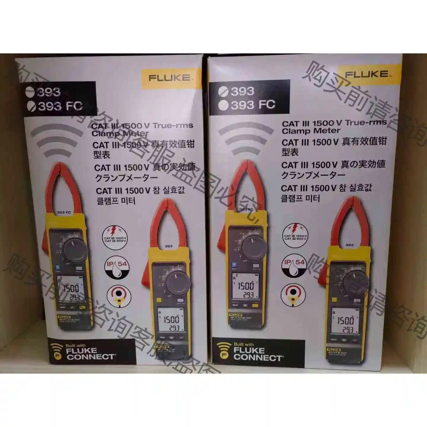 FLUKE/福禄克393FC钳形表F393FC/CN钳形万用 议价产品 原装拆机功
