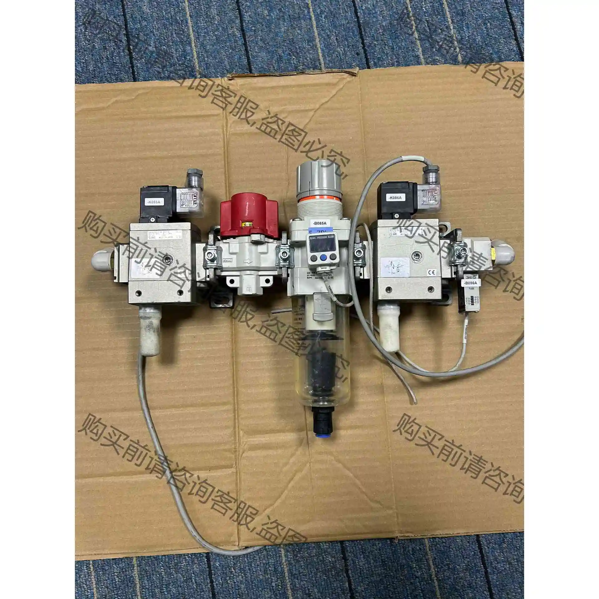 SM 油水分离器实物图1套 EAV4000-F04-5Y 议价产品 原装拆机功能