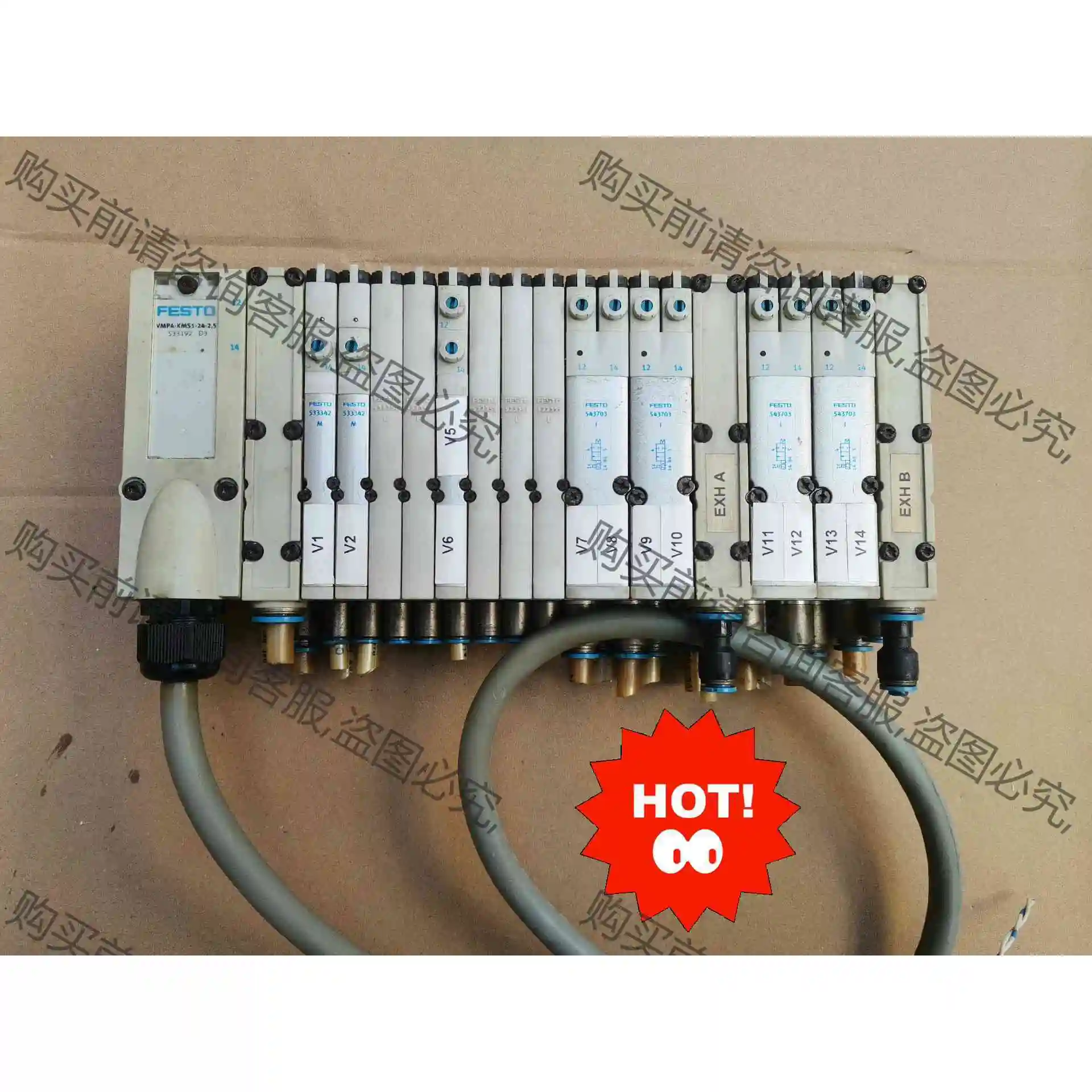 费斯托电磁阀VMPA1-MPM-EMM-8， 议价产品 原装拆机功能完好