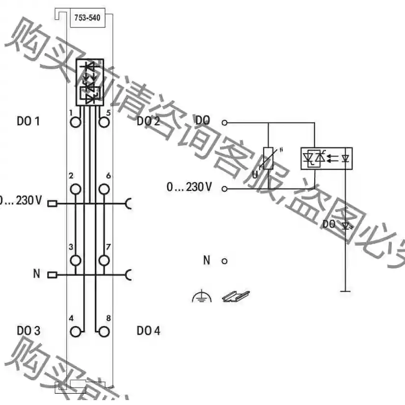 德国万可模块 753-540 议价产品 原装拆机功能完好