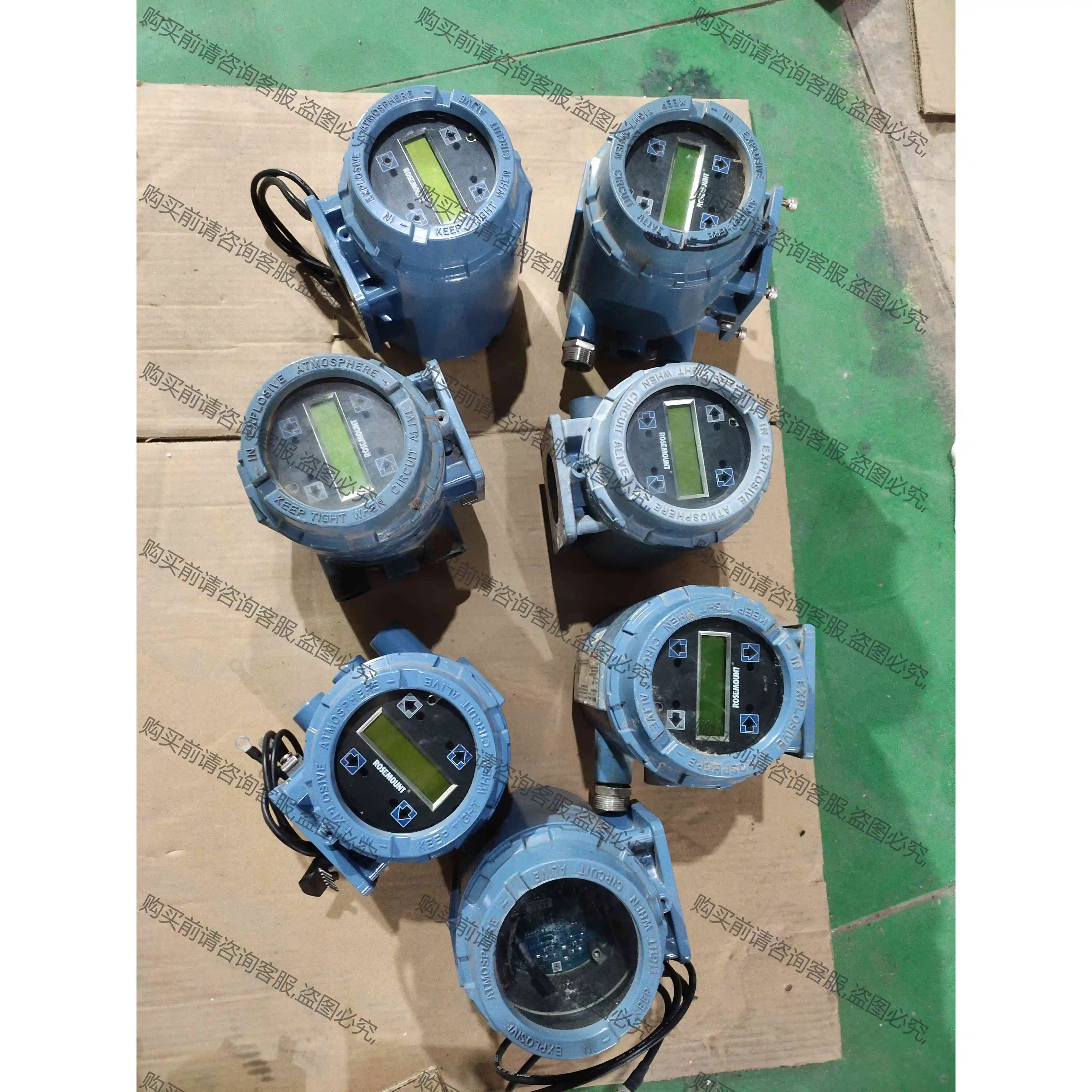 罗斯蒙特8732E电磁流量8732EST2A1N5M4，两个 议价产品 原装拆机