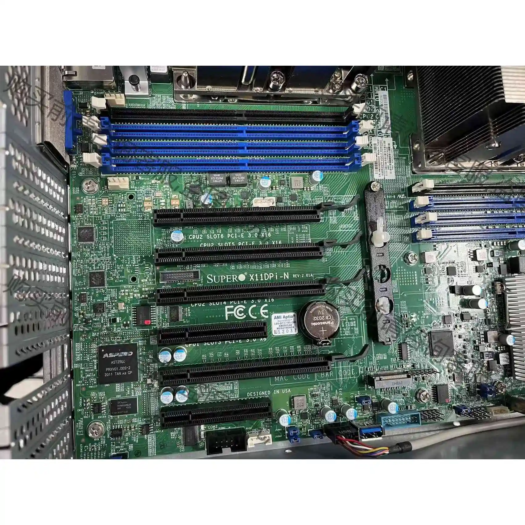 超微X11DPI-N服务器2U 12盘位 3647上金银铜牌 议价产品 原装拆机