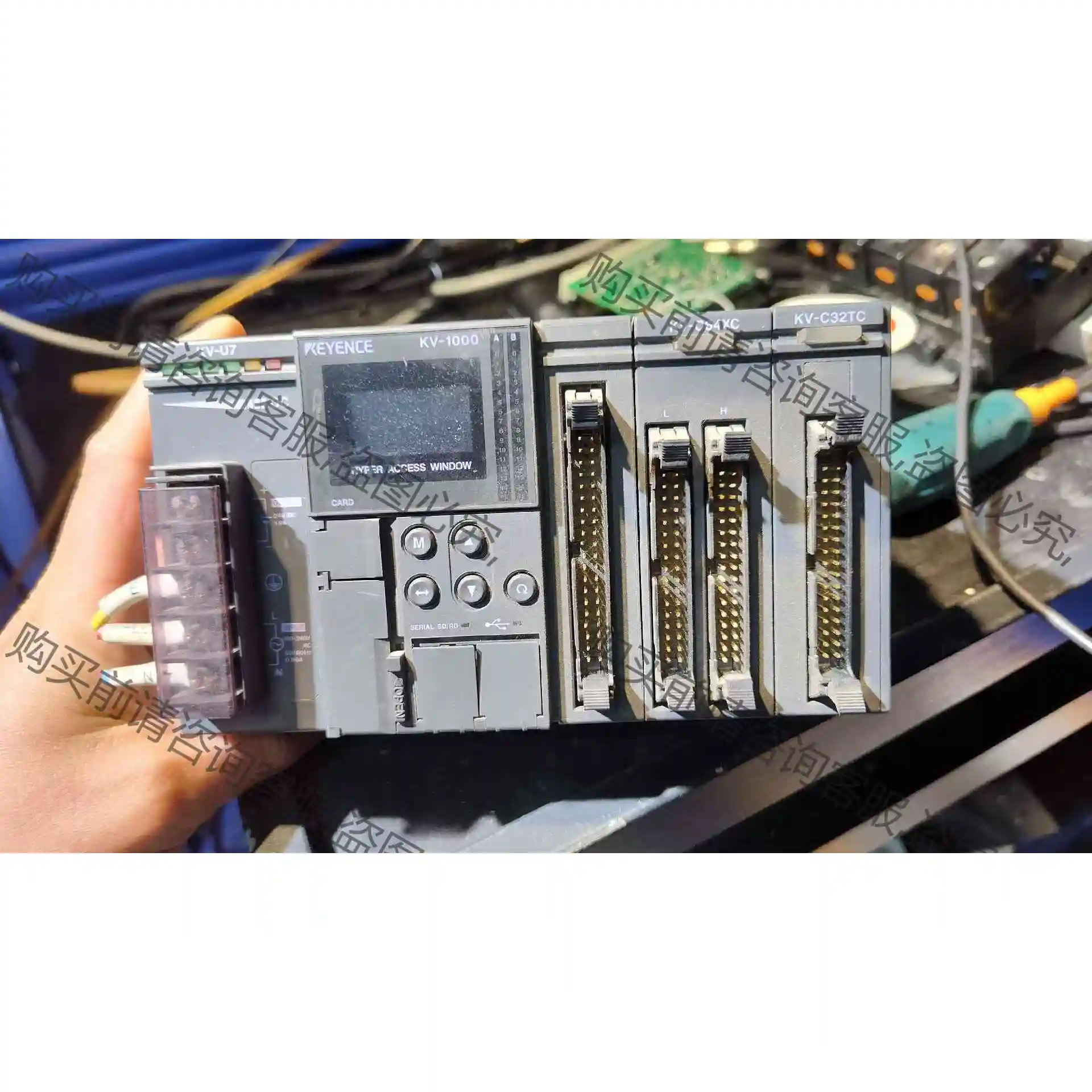 基恩士kv-1000、kv-u7、kv-c64xc、kv-c 议价产品 原装拆机功能完