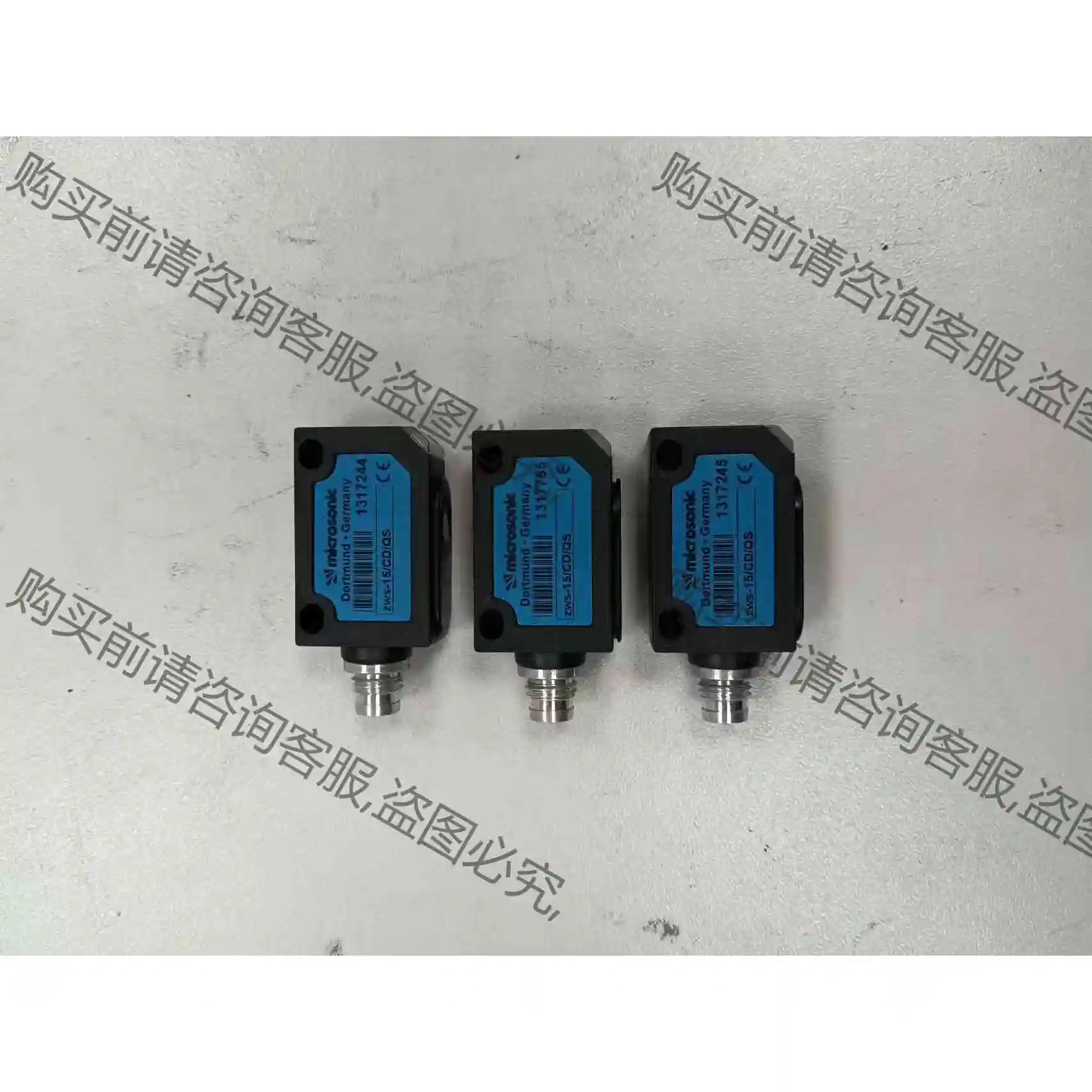 实拍，原装德国microsonic/威声传感器 议价产品 原装拆机功能完