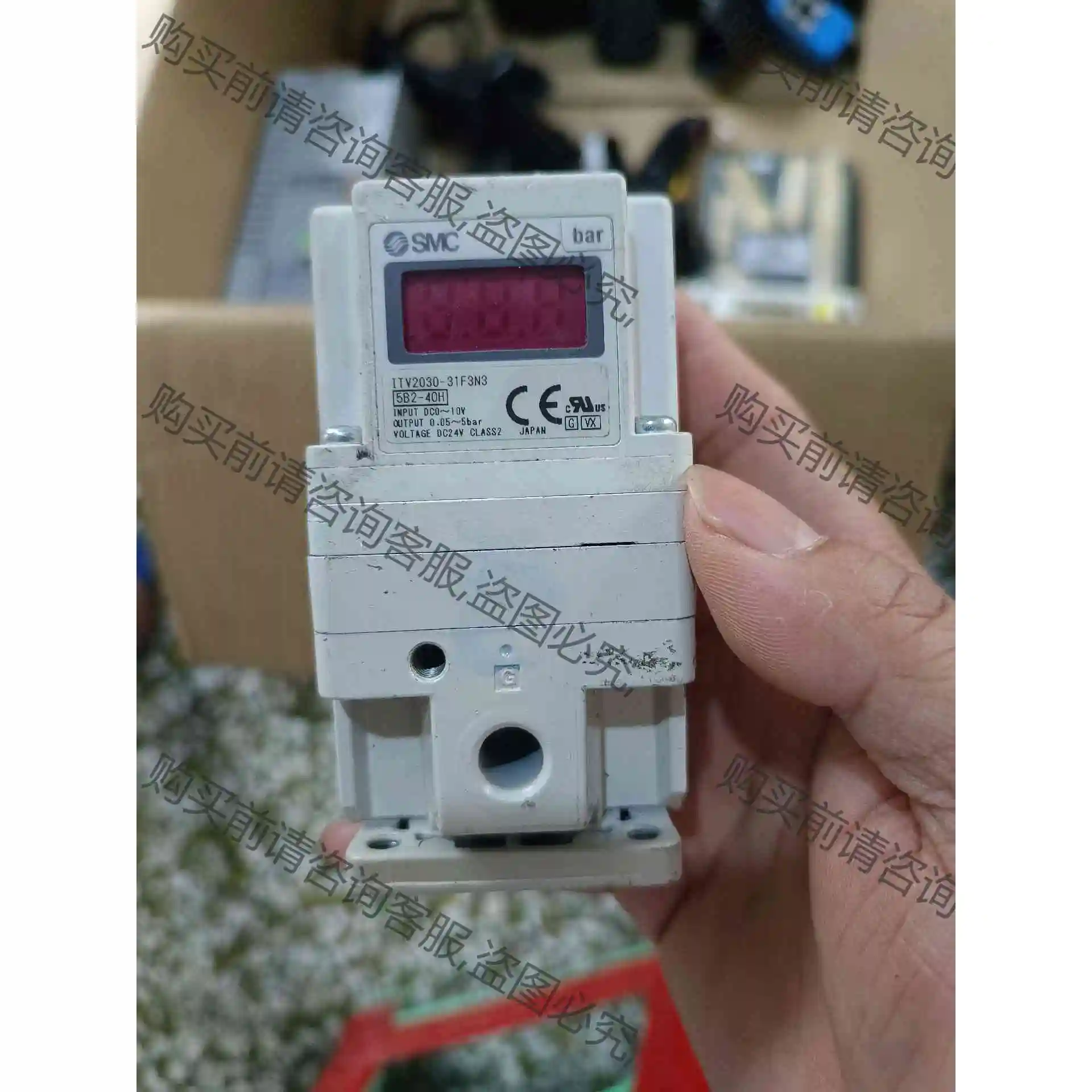 SM电磁阀ITV2030-31F3N3 议价产品 原装拆机功能完好