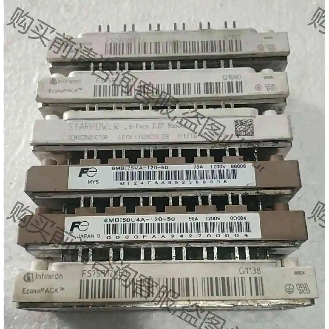 FS35R12KE3 1个 6MBⅠ50U4A120 议价产品 原装拆机功能完好
