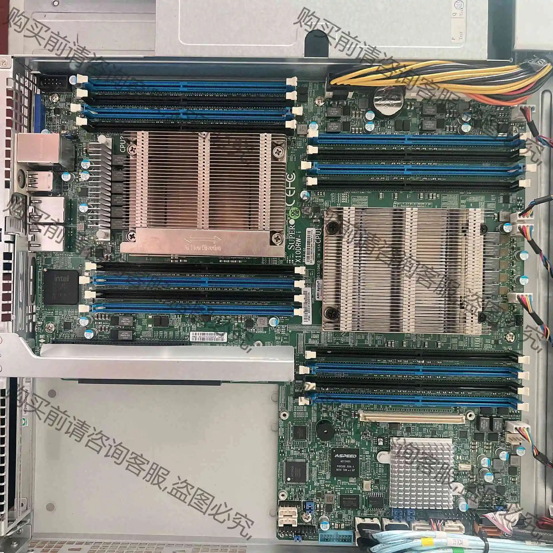超微X10DRW-i主板料号 CSE-815机箱 4盘位 3 议价产品 原装拆机功