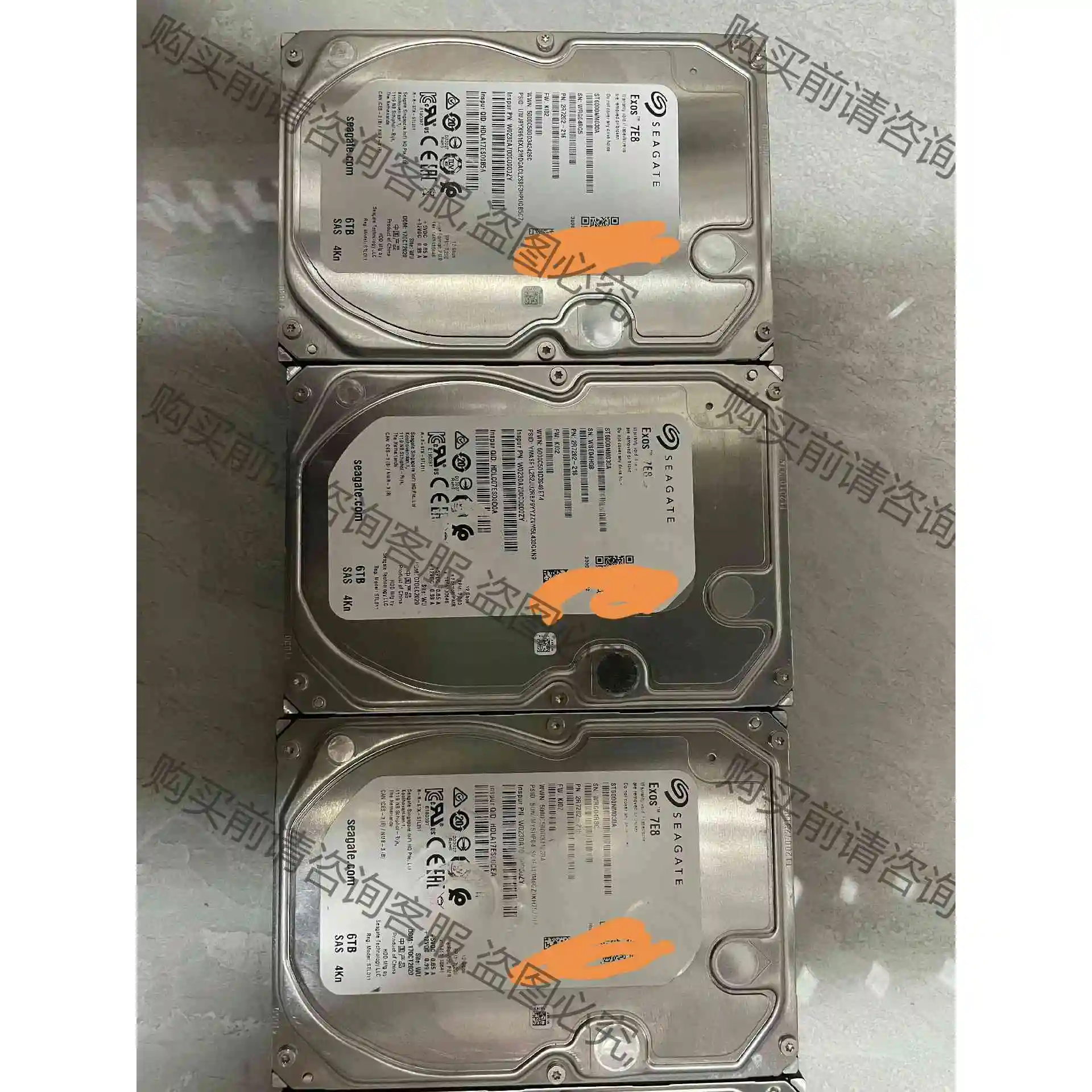 ST6000NM030A ST SAS 6T 7.2K 议价产品 原装拆机功能完好
