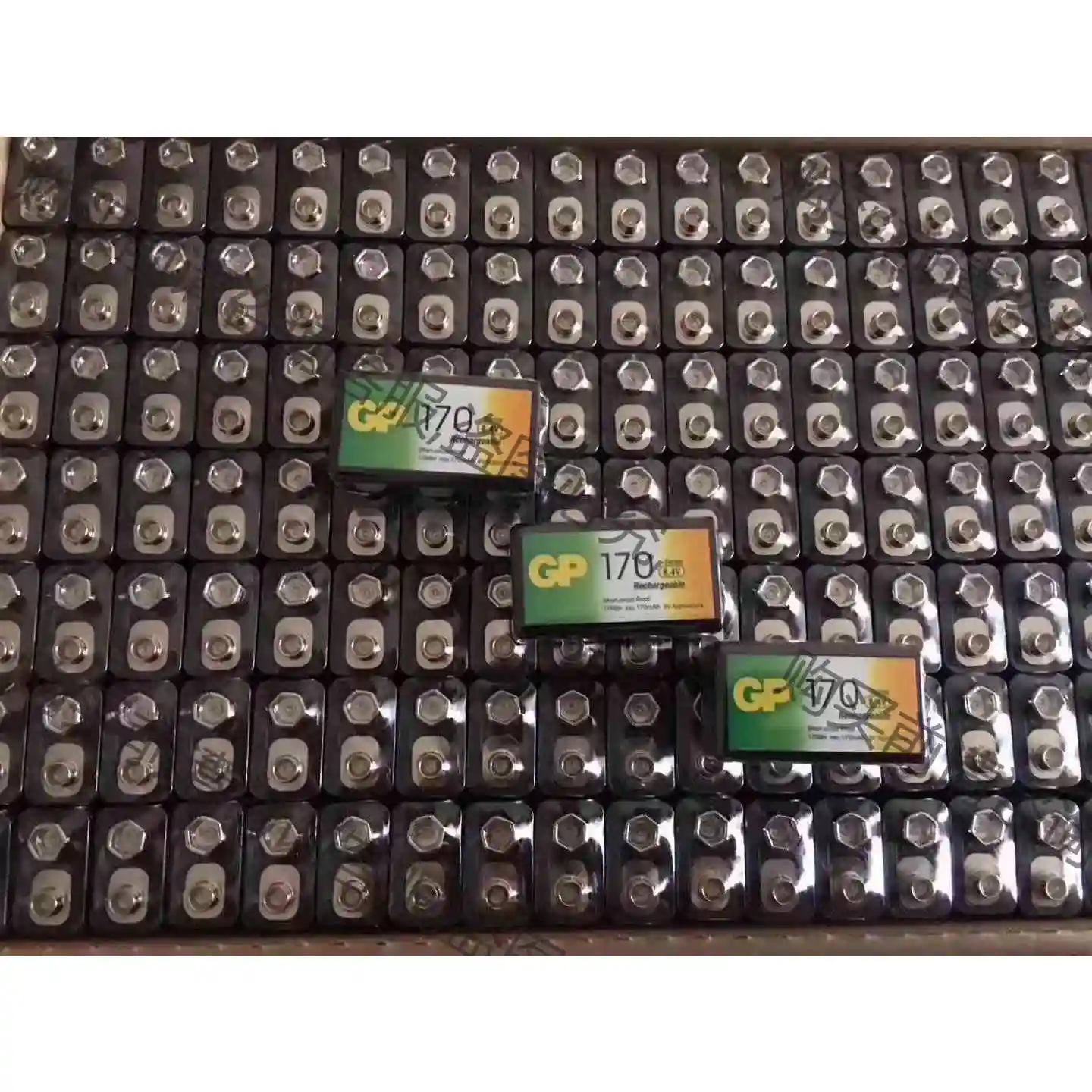 原装GP超霸 9V充电电池 170mAh,8.4V电镍氢充电 议价产品 原装拆