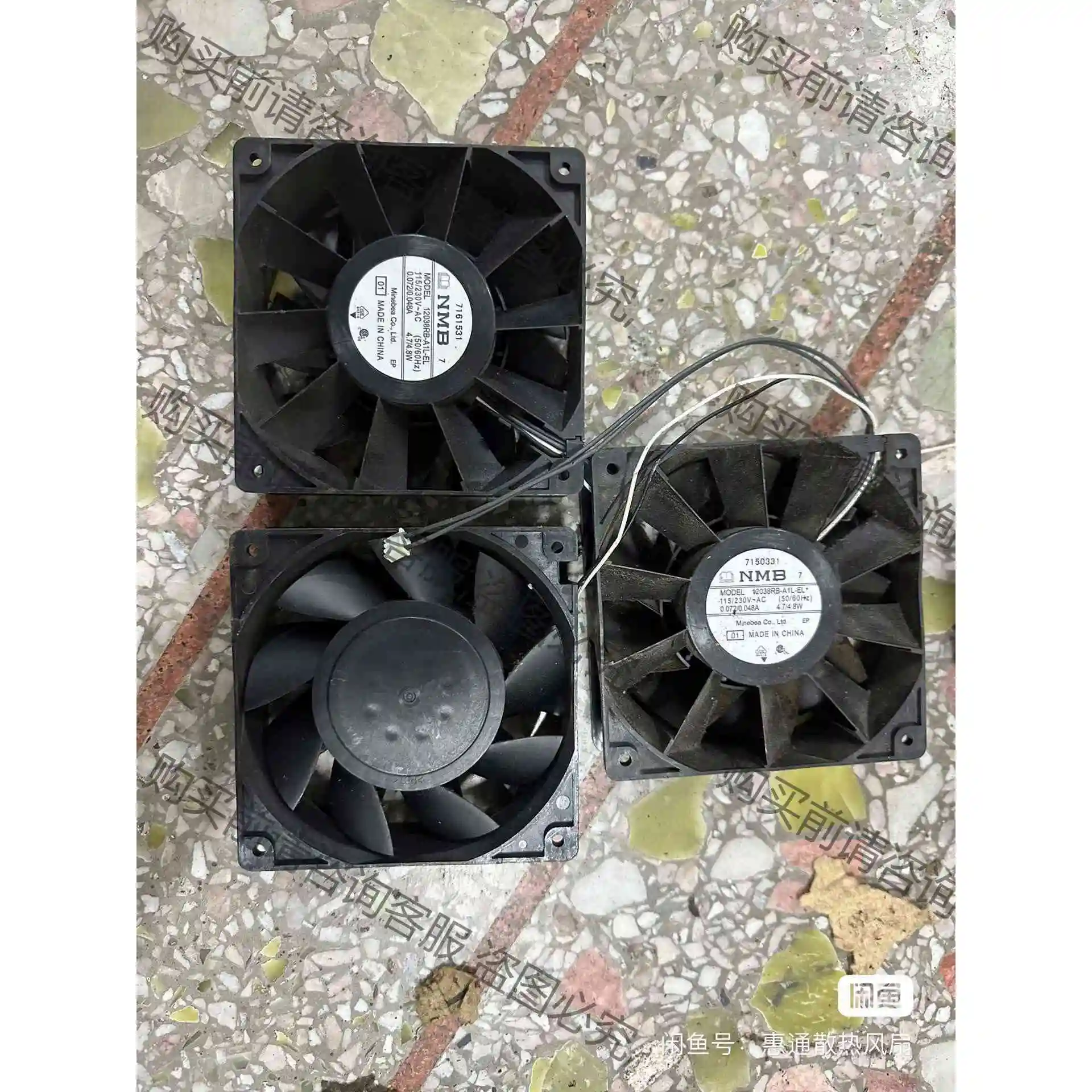 12038RB-A1L-EL NMB风扇 115/230V 议价产品 原装拆机功能完好