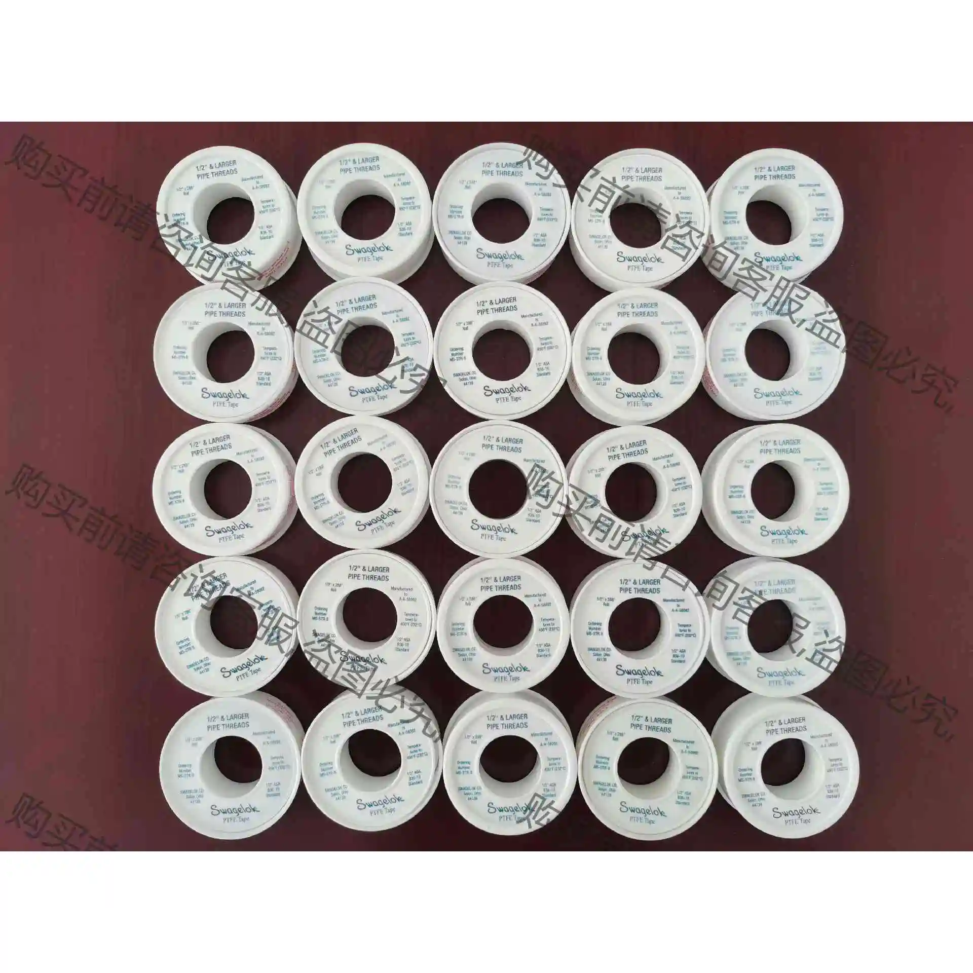 Swagelok 1/2和1/4 PTPE Tape 议价产品 原装拆机功能完好