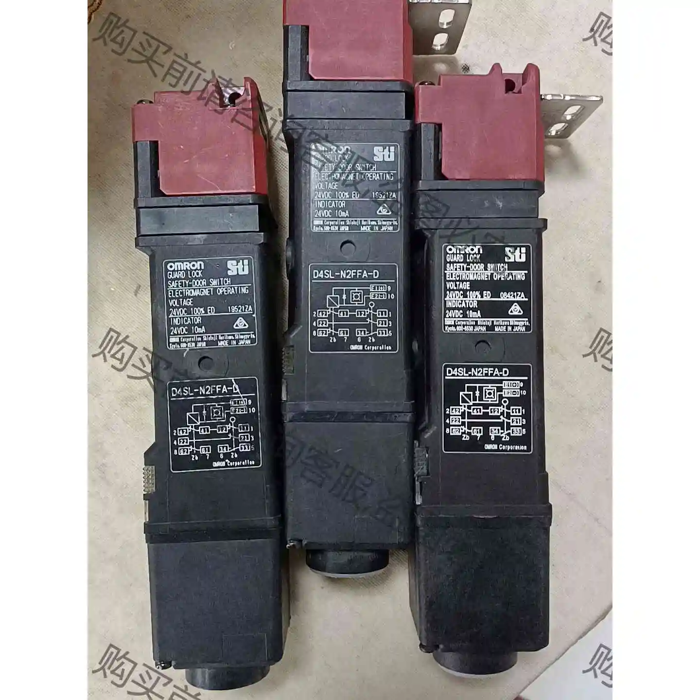 拆机下来的欧姆long电磁锁安全门开关D4SL- N2FFA-D 议价产品 原