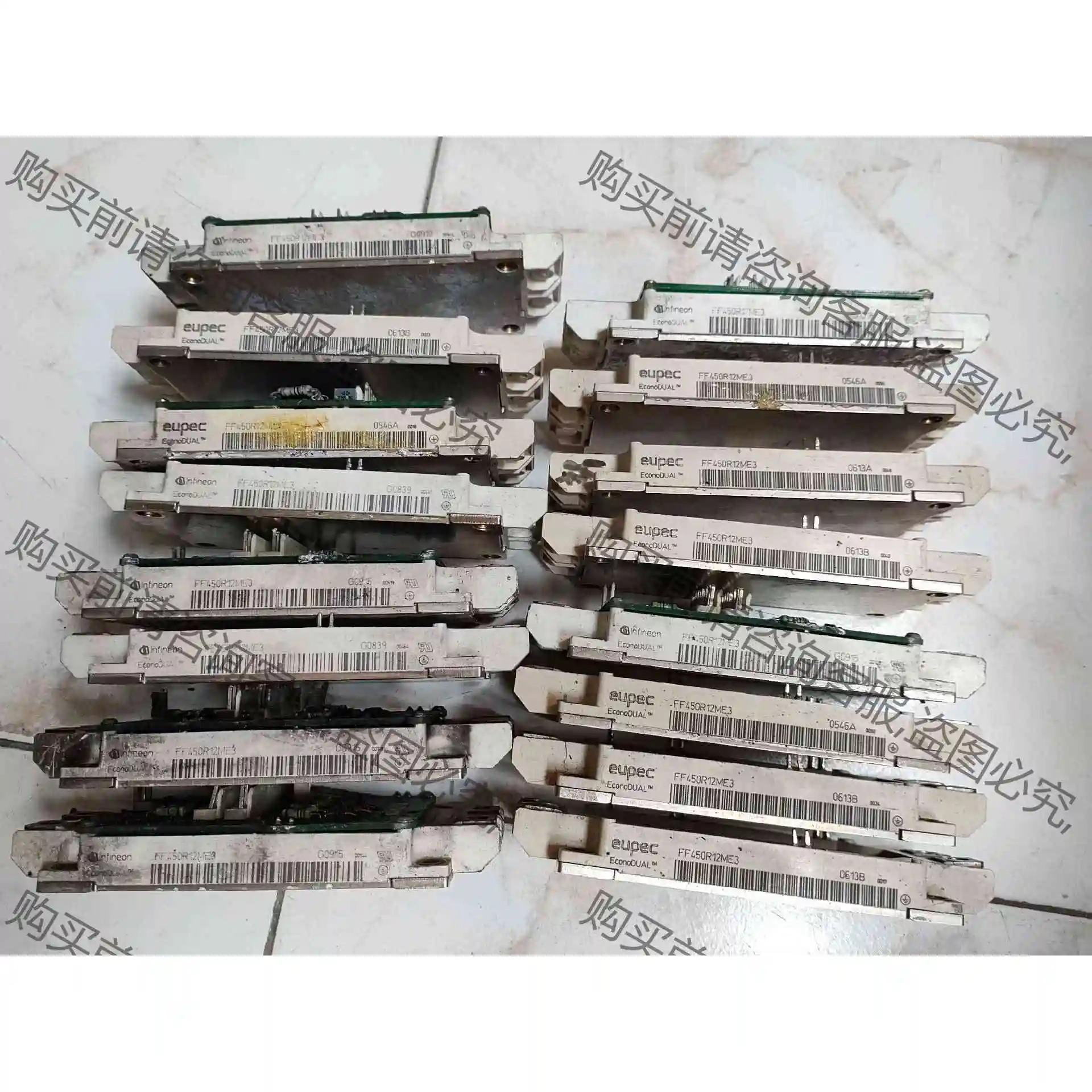 FF450R12ME3，FF450R17ME3原装拆机，质量 议价产品 原装拆机功能