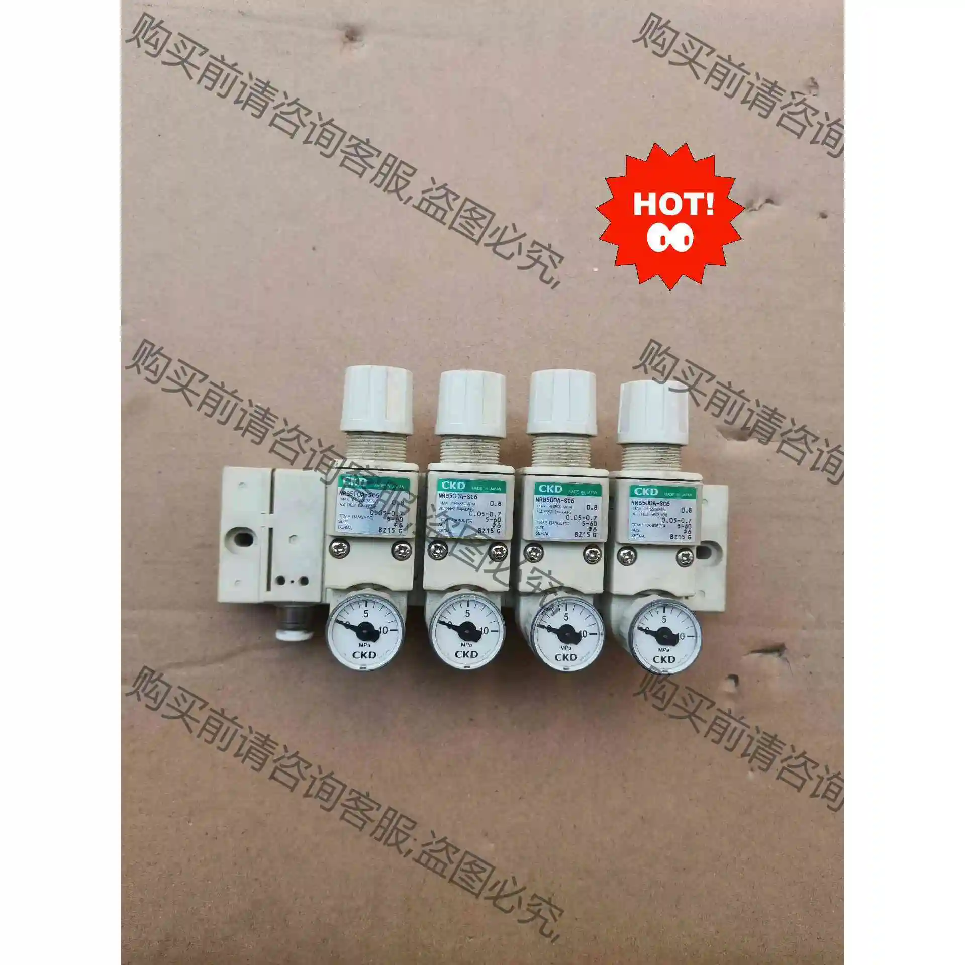 CKD小型调压阀NRB500A-SC6 议价产品 原装拆机功能完好