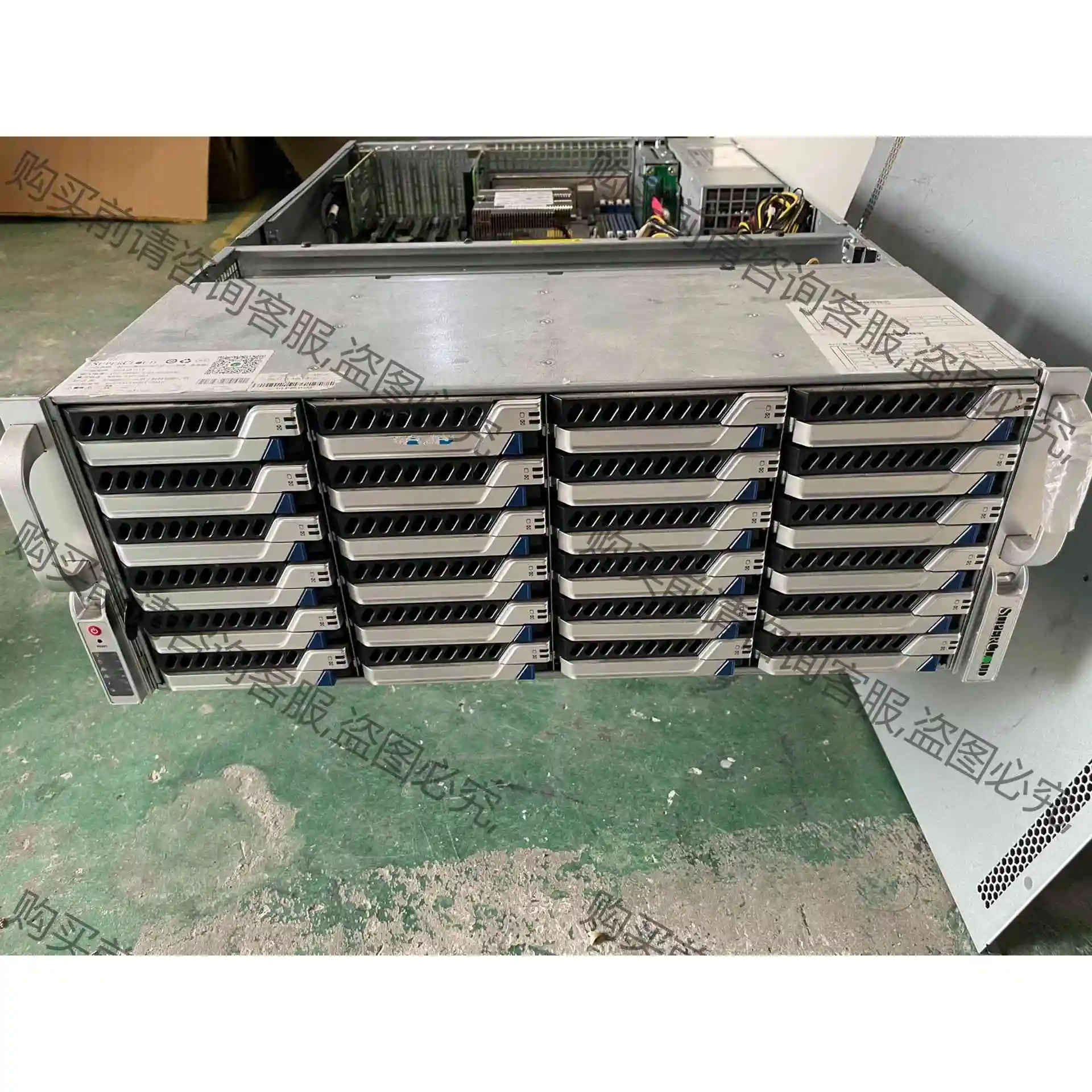 超微存储服务器36+2盘位X11DPH-i 3647金牌银牌 议价产品 原装拆