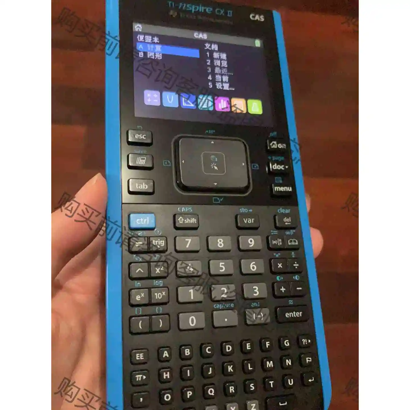 Ti nspire cx cas ii 图形计算器 德州95 议价产品 原装拆机功能