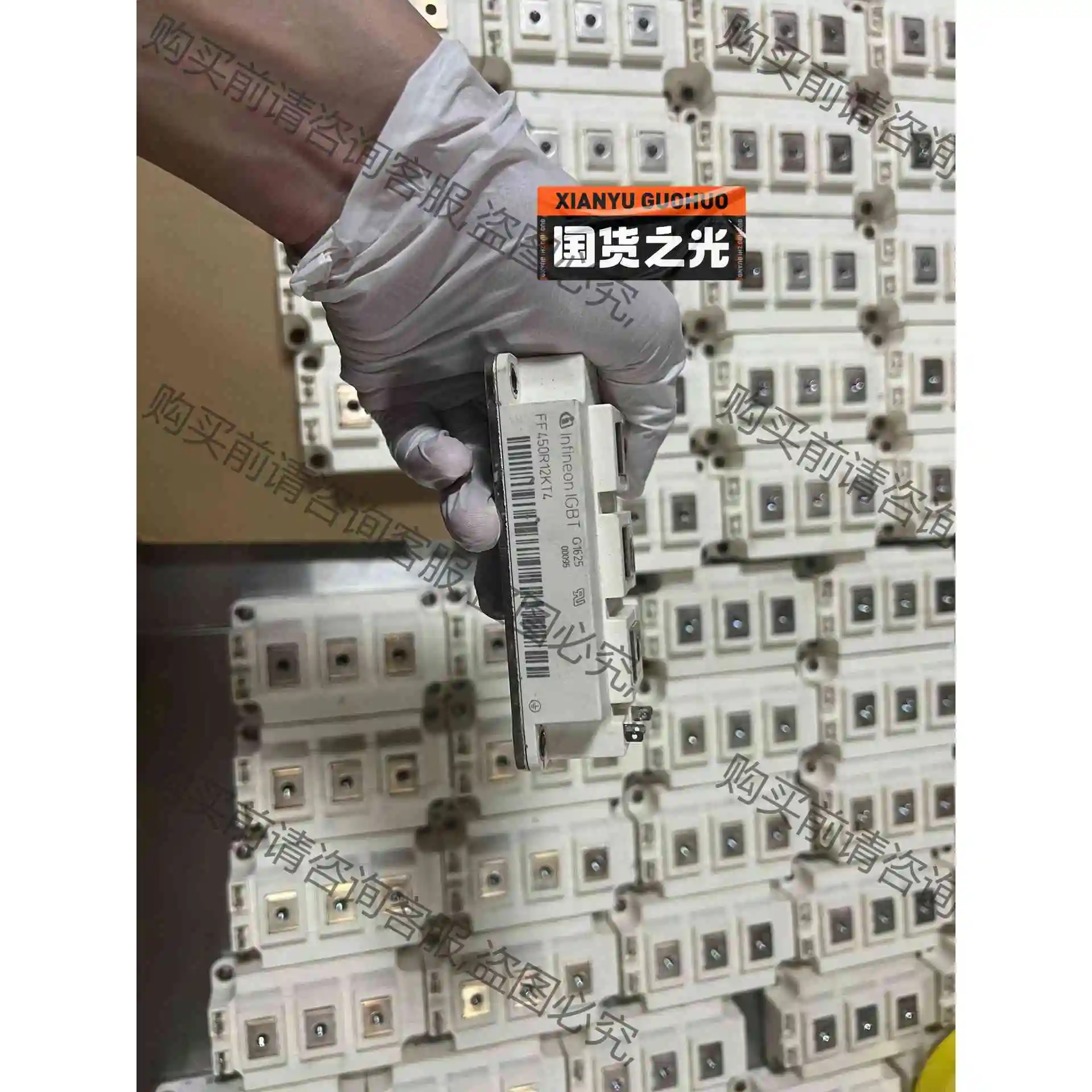 英飞凌FF450R12KT4 高频 变频器专用攻略模块 45 议价产品 原装拆