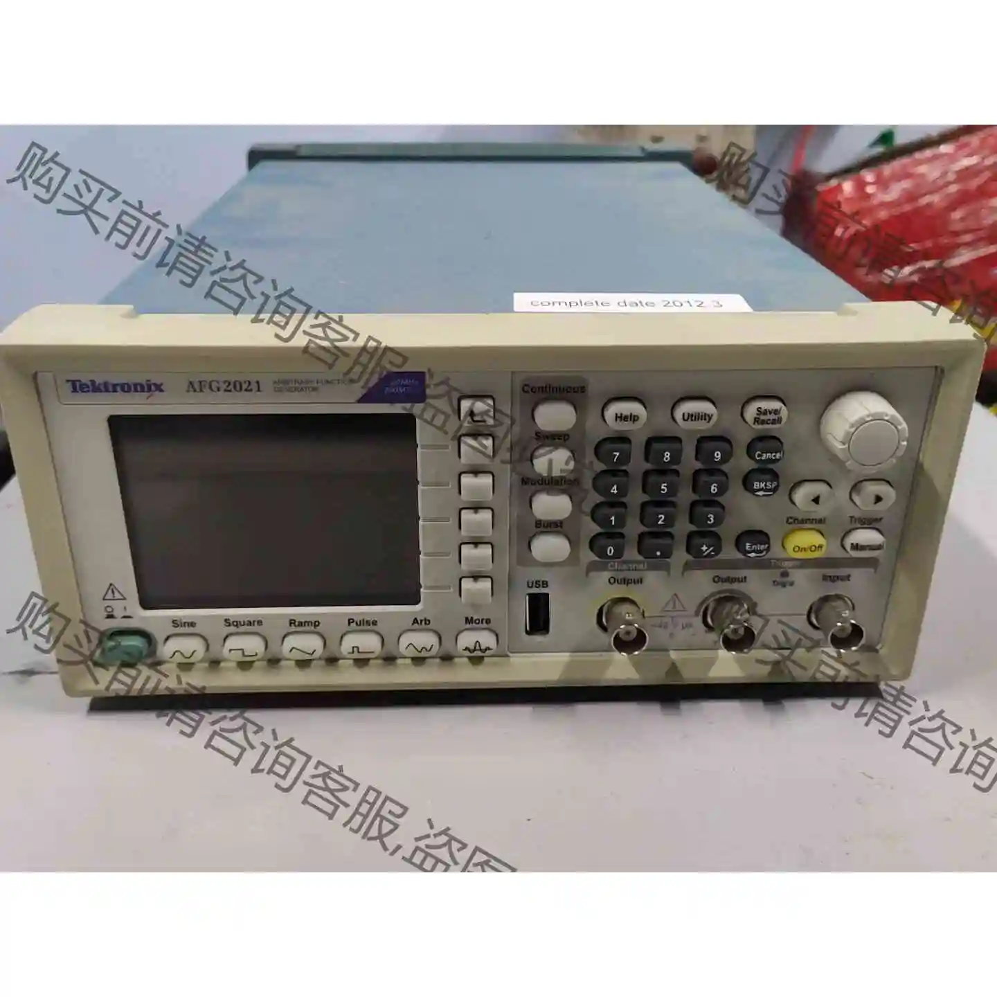 二手 泰克AFG2021函数发生器，拍前请询价 议价产品 原装拆机功能