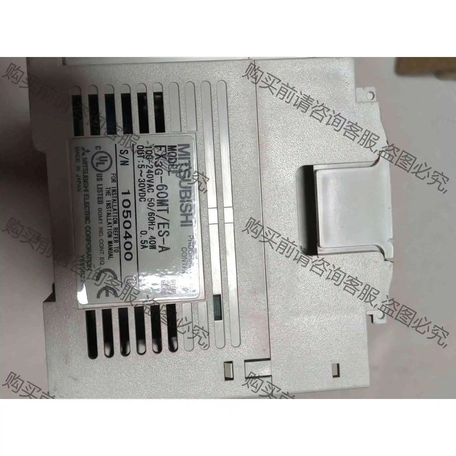 FX3G-60MT/ES-A 单价，有6个 议价产品 原装拆机功能完好