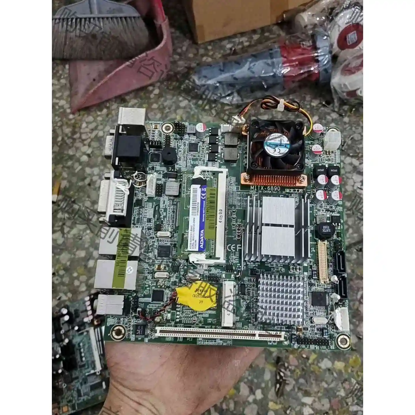 拆机华北工控MITX-6890双网口GM45的嵌入式工业工控 议价产品 原