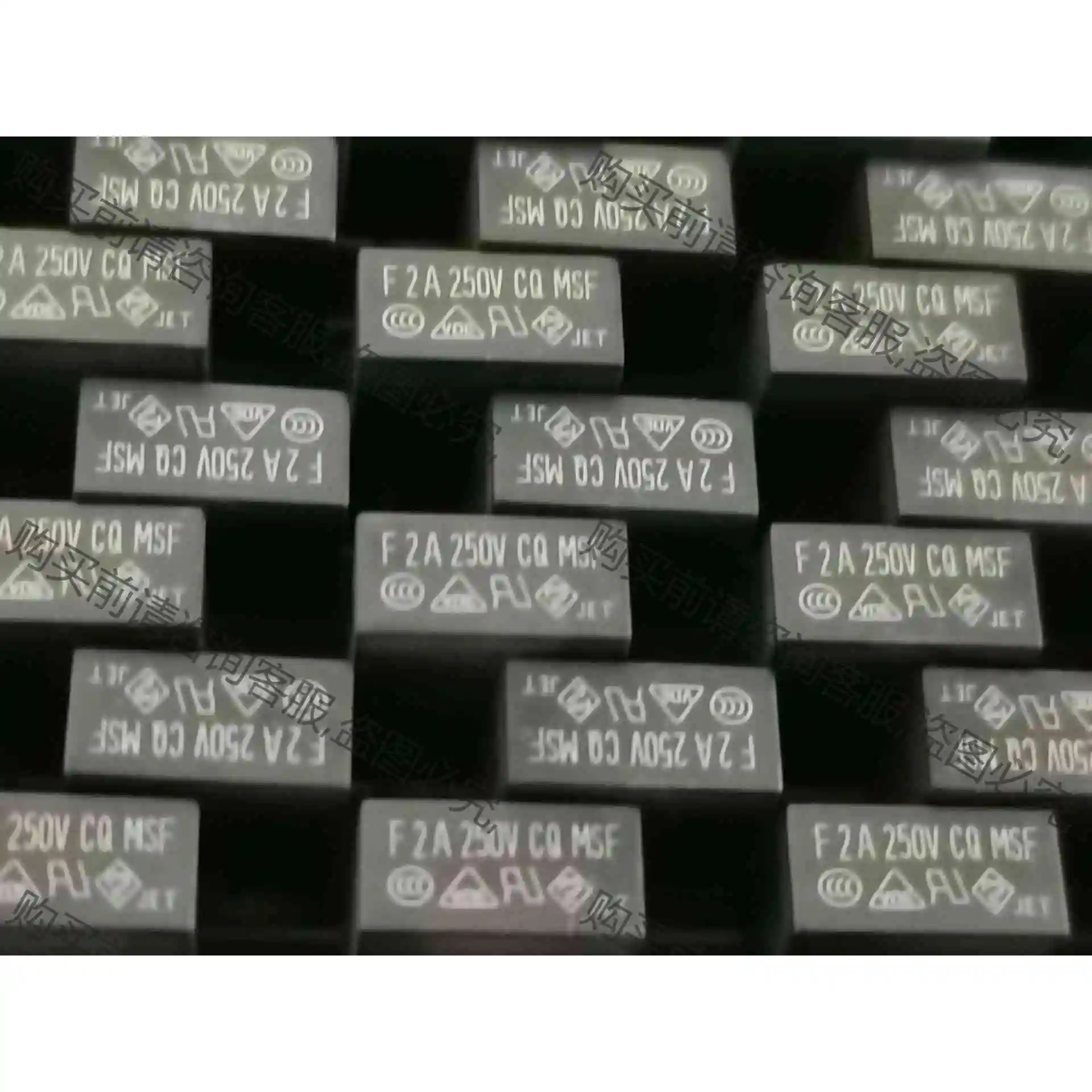 F2A 250V方形保险管台湾功德CQ MSF T2A 25 议价产品 原装拆机功