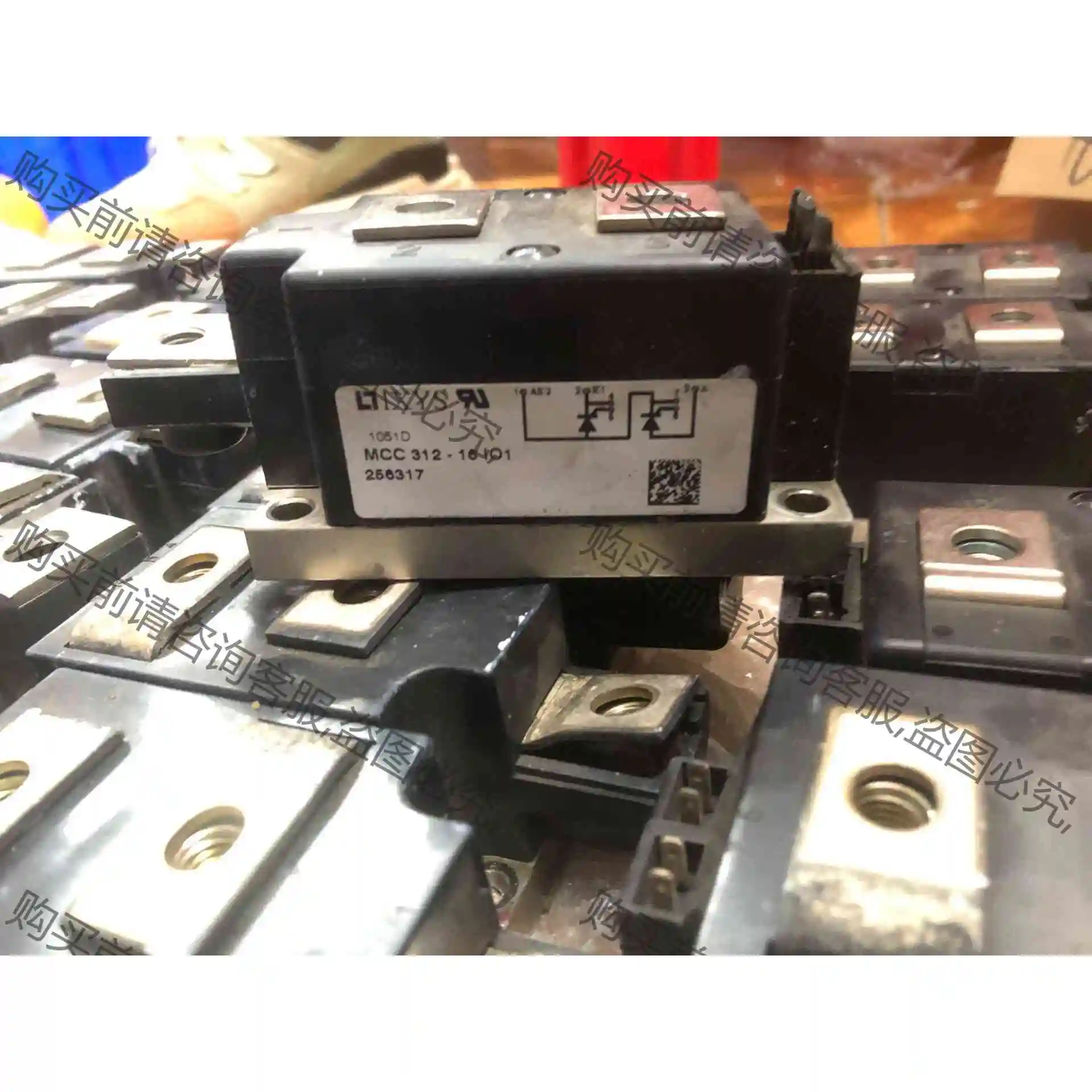 MCC312-16Io1原装拆机，包好，有需要请询价！ 议价产品 原装拆机