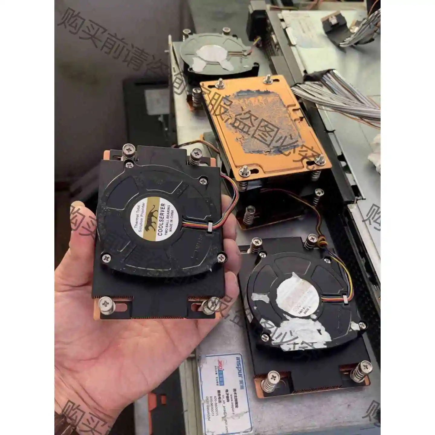AMDEPYC SP3 TR4 散热器 1U 散热器 金钱豹 议价产品 原装拆机功