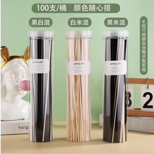 无火香薰精油液体香氛挥发棒配件高端纤维藤条棍子家用室内香熏棒