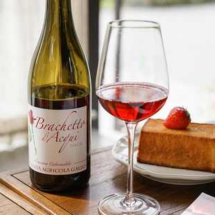 玫瑰花香意大利伽西布拉凯多甜红微起泡酒Brachetto AcquiDOCG