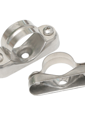 304不锈钢离墙码元宝卡马鞍卡管卡管夹支架固定骑马卡20-25-32mm