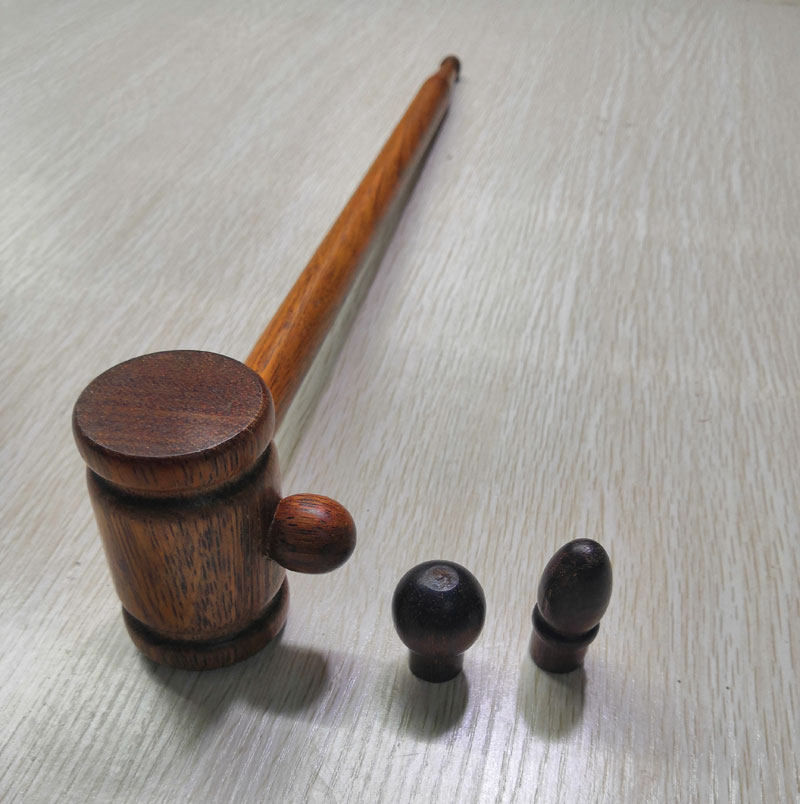 原始点经络穴位颈椎红木不求人按摩器/按摩槌人工手肘 经典锤子