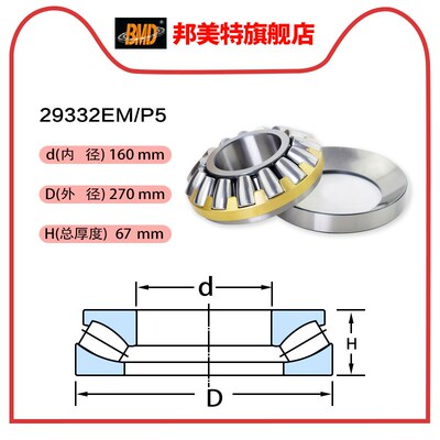 瑞典BMD进口推力滚子轴承 29326 29328 29330 29332 29334 P5
