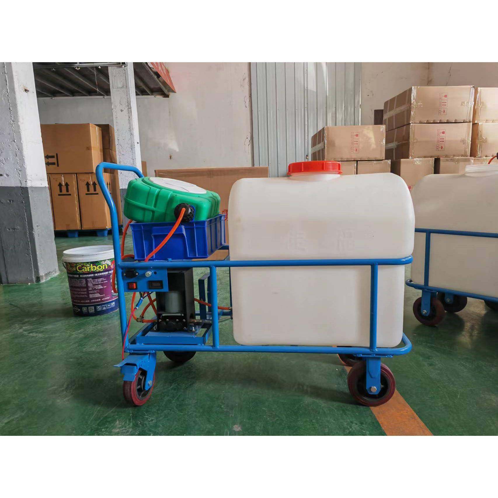 山东105L推车式喷雾器农用电动大棚打药机养殖场防疫消毒喷药机厂