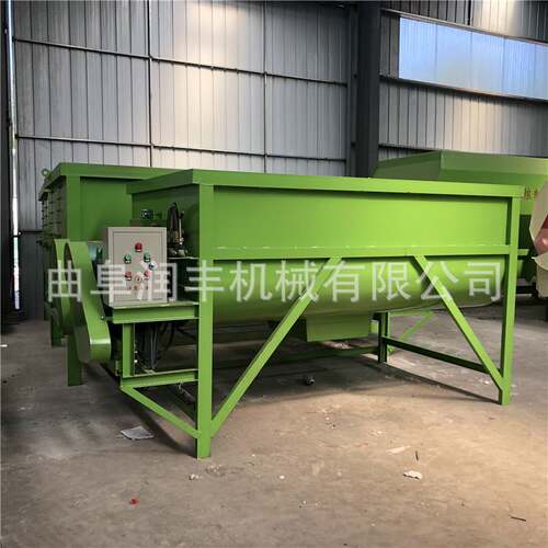秸秆饲草搅拌机牧场养殖设备双轴混合机自吸干湿青储拌料机