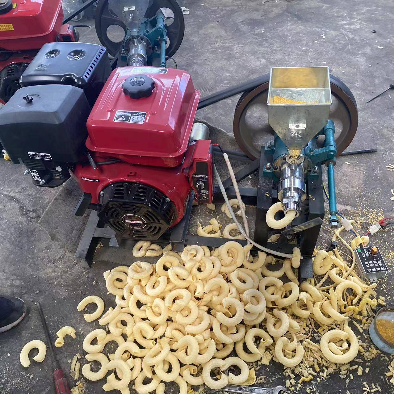 柴油自熟爆米花机器 10用休闲食品膨化机 接头摆摊江米棍机