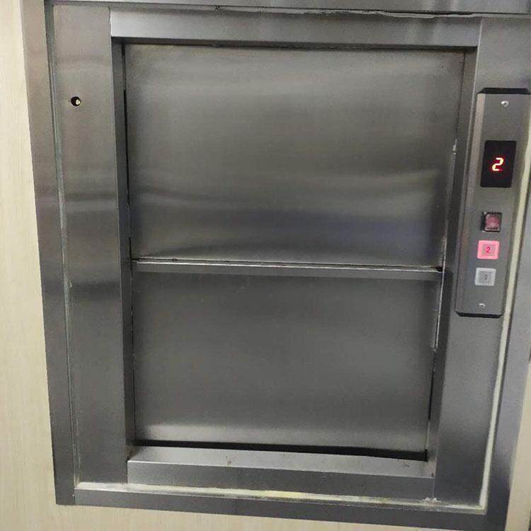 厨房窗口餐梯学校食堂上餐食梯小型曳引杂物电梯链条式循环传菜机