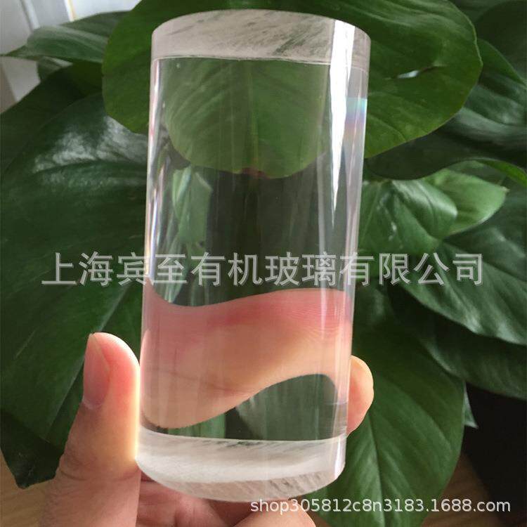 透明亚克力棒直径5mm 10mm 15mm 20mm有机玻璃棒实心圆棒可抛光