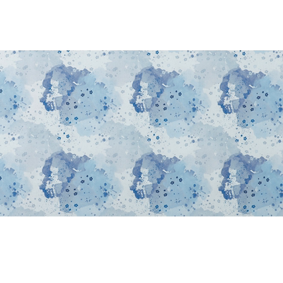 diy配色水彩晕染抽象风纯棉布料