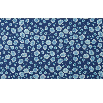 diy植物花卉线条服装纯棉布料