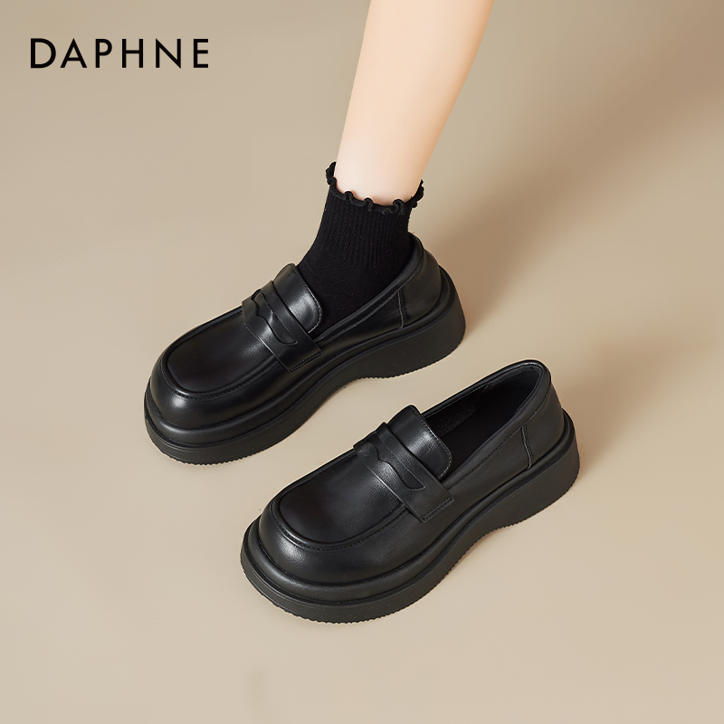 达芙妮厚底乐福鞋女款