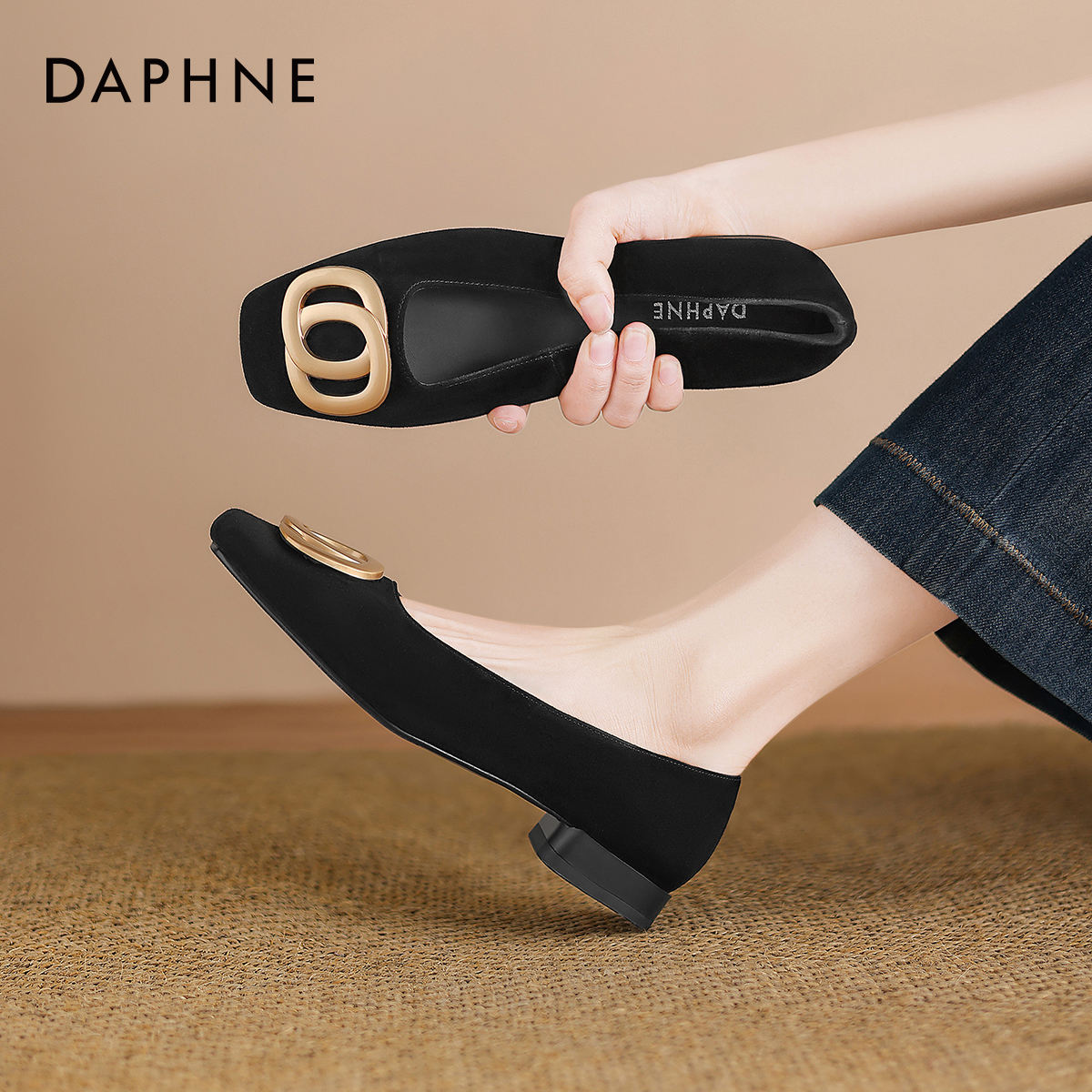 法式浅口单鞋女气质平底鞋