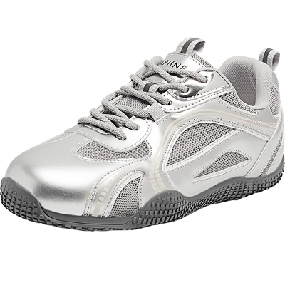 达芙妮芭蕾运动德训鞋银色机能风