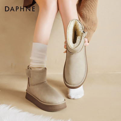 达芙妮加绒雪地靴女款