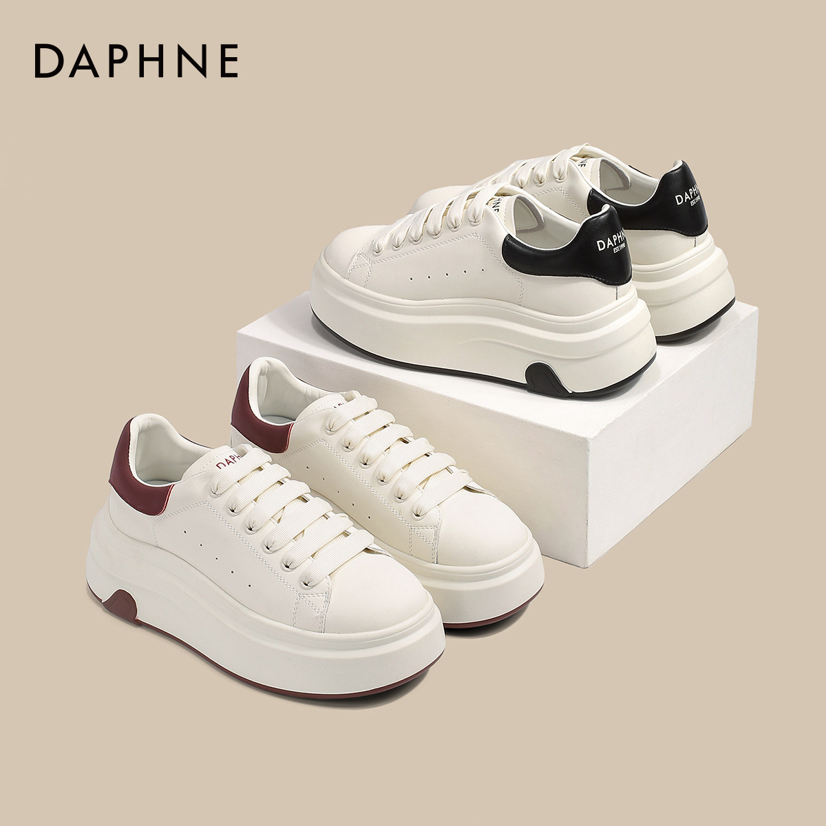 达芙妮德训鞋女2025新款平底鞋