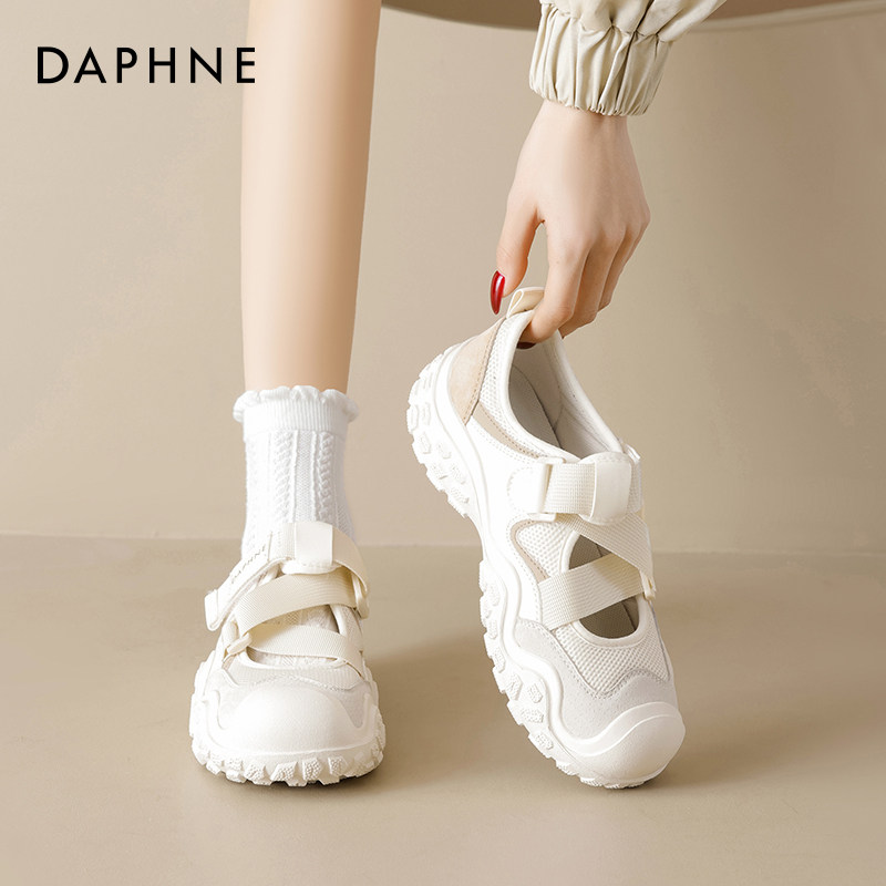 达芙妮厚底玛丽珍鞋女鞋2026夏季新款百搭包头凉鞋运动登山溯溪鞋