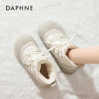 达芙妮厚底雪地靴女户外