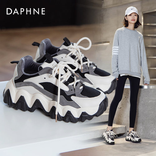 达芙妮厚底老爹鞋女休闲运动鞋子