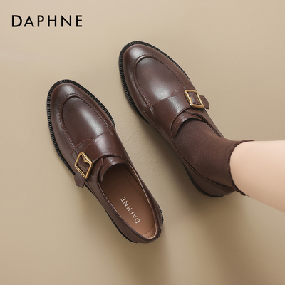 尖头乐福鞋女英伦风皮鞋平底单鞋